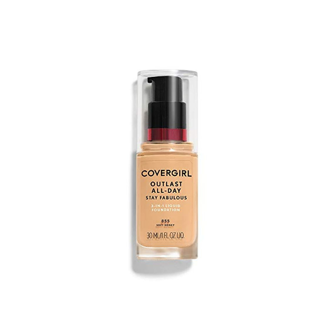 Belleza Covergirl Outlast Stay Fabulous 3-in-1 Foundation, Soft Honey 855 30mL