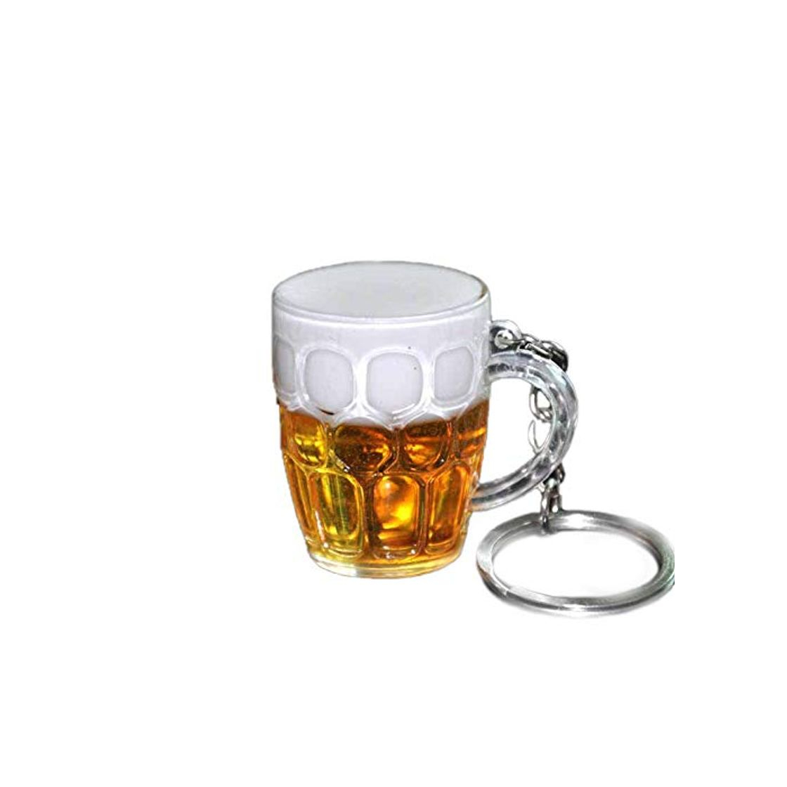 Producto WOVELOT Moda Mujeres Hombres Resina Tazas de Cerveza Simulacion Comida Artesania Llavero