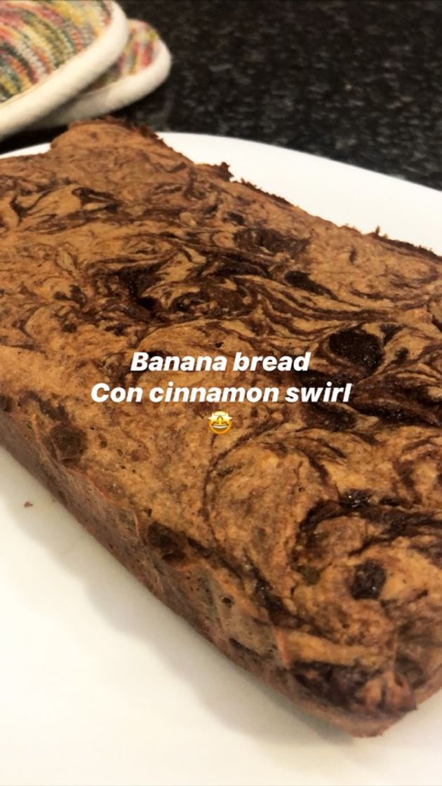 Moda BANANA BREAD WITH CINAMMON SWIRL