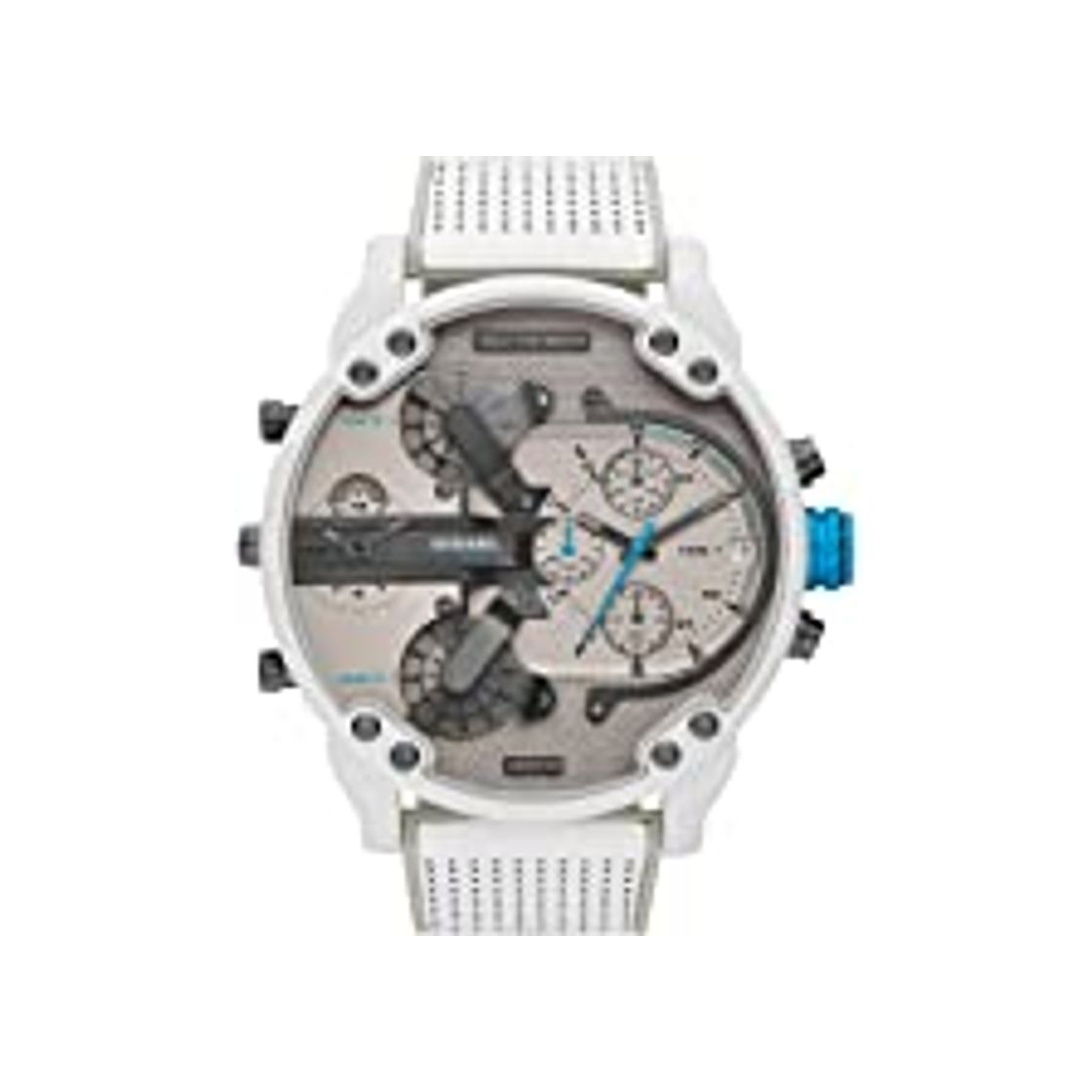 Fashion Diesel Reloj Cronógrafo para Hombre de Cuarzo con Correa en Acero Inoxidable & Piel DZ4344