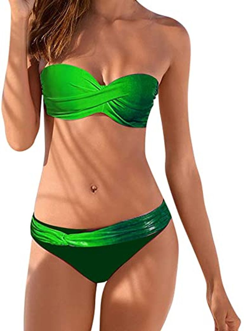 Social Mujer Bikini 2019 Traje de Baño Mujer Dos Piezas Ropa de Playa