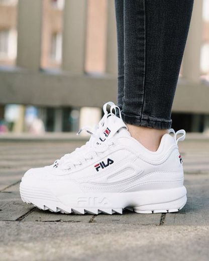 Fila Disruptor Low Wmn 1010302-1fg, Zapatillas para Mujer, Blanco