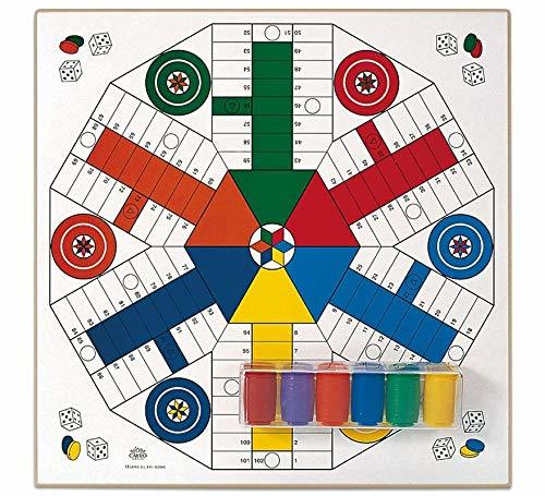 Social Cayro - Tablero Parchís 4-6 con Accesorios, 40 x 40 cm