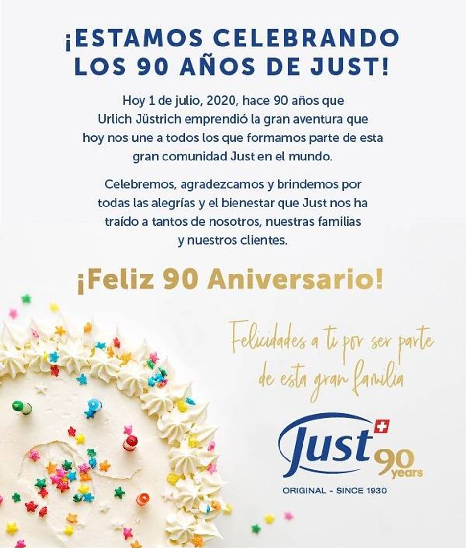 Moda Just en su aniversario....