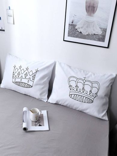 Set almohadas rey y reina conjunto 