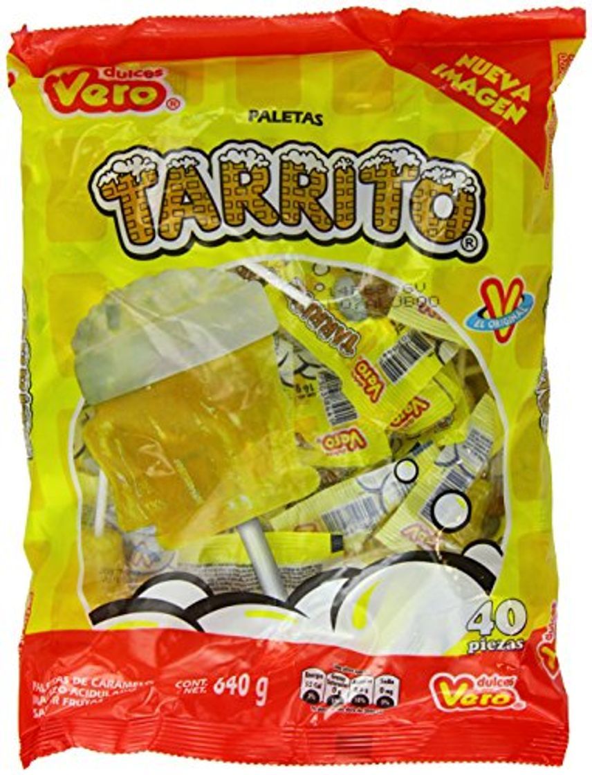 Producto Vero Mexican Candy Tarrito Fruit Flavored Lollipops