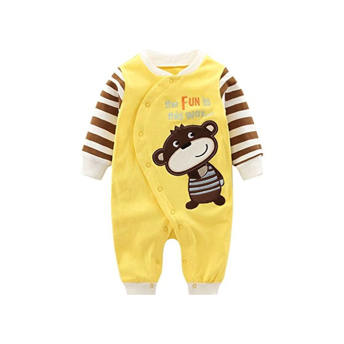 Product Recién Nacido Pijama Algodón Mameluco Niñas Niños Peleles Sleepsuit Caricatura Trajes