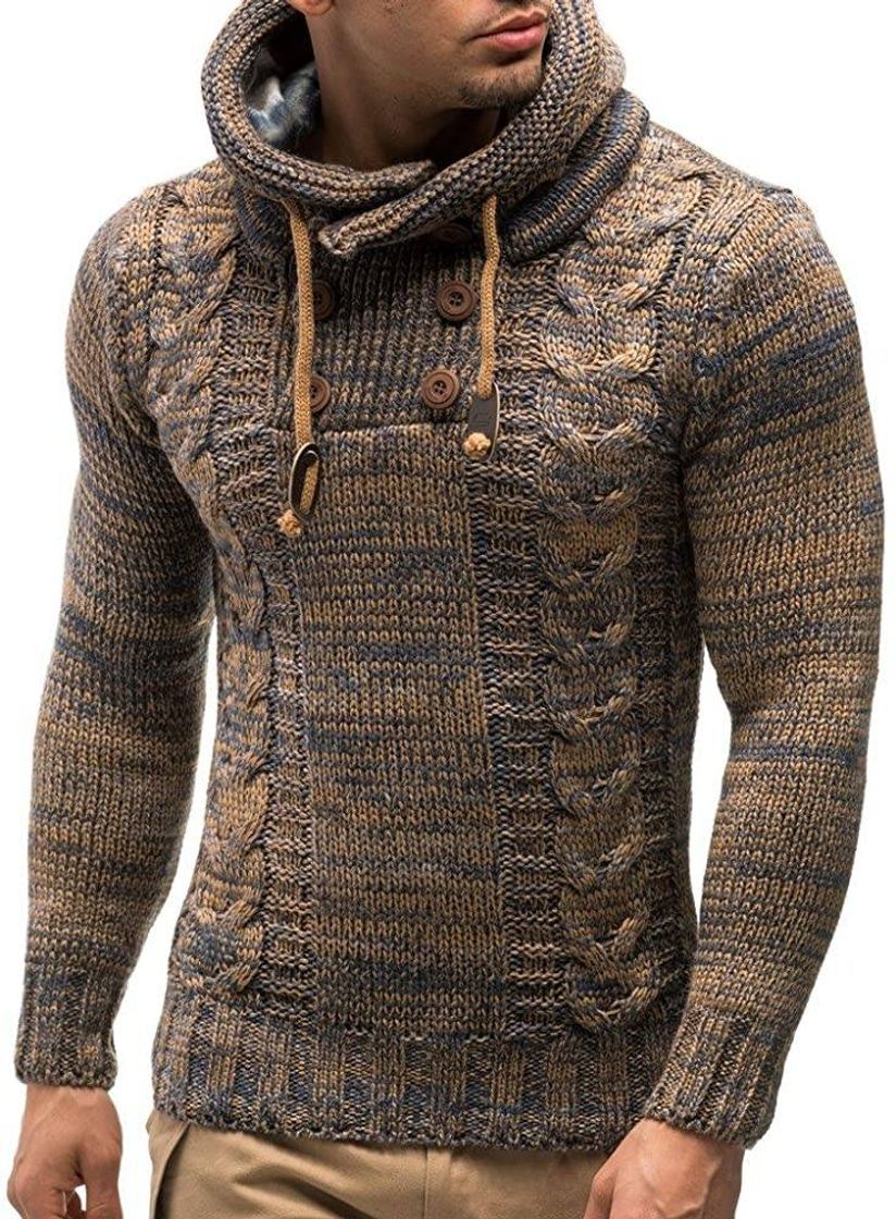 Fashion LEIF NELSON MEN'S KNITTED PULLOVER