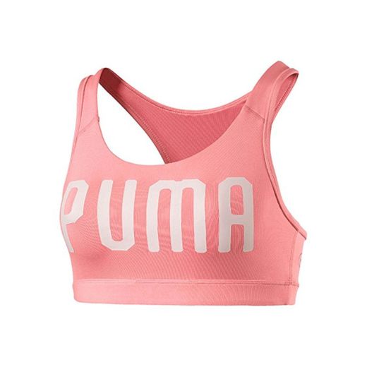 PUMA Pwrshape Forever-Logo Sujetador Deportivo, Mujer, Rosa