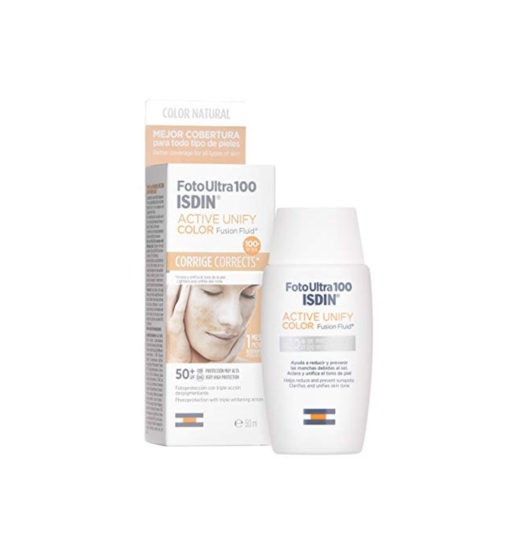 Belleza Foto Ultra 100 ISDIN Active Unify COLOR Fusion Fluid SPF 100+