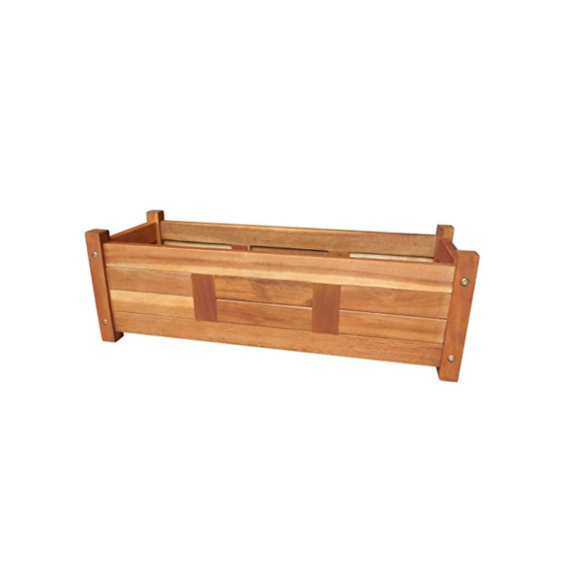 Producto vidaXL Jardinera Jardín Rectangular Madera de Acacia Mcetero Plantar Plantas