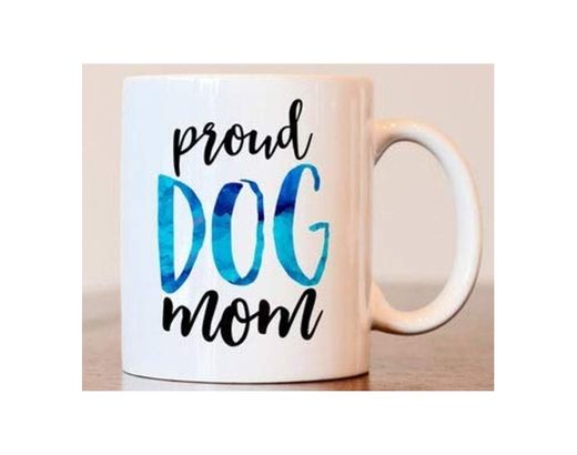 Orgulloso perro mamá taza 11oz