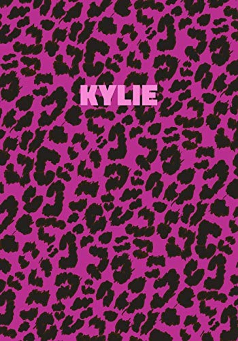 Product Kylie: Personalized Pink Leopard Print Notebook