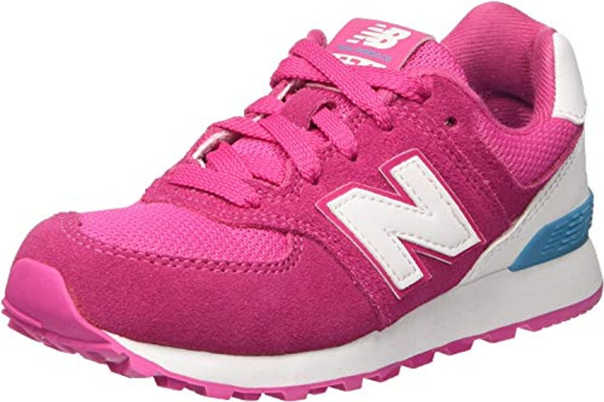 Moda New Balance 574 High Visibility, Zapatillas Unisex Niños, Rosa