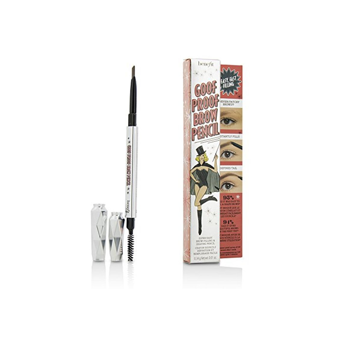 Belleza Benefit – Goof Proof Brow Pencil – # 3 (Medium) 0.34 G/0.01oz