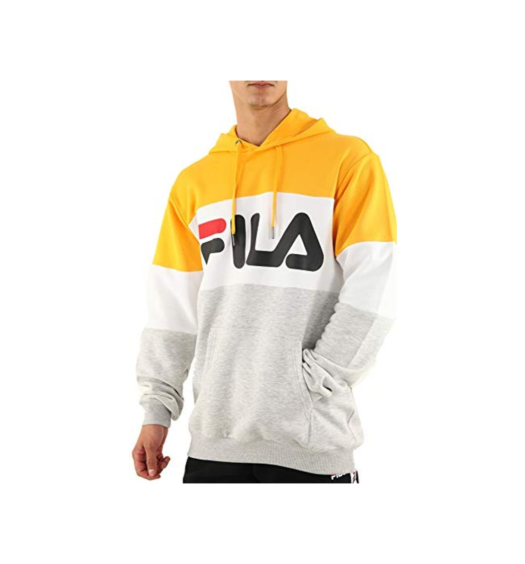 Moda Fila Sudadera Blocked Hoodie Gris para Hombre XS Gris