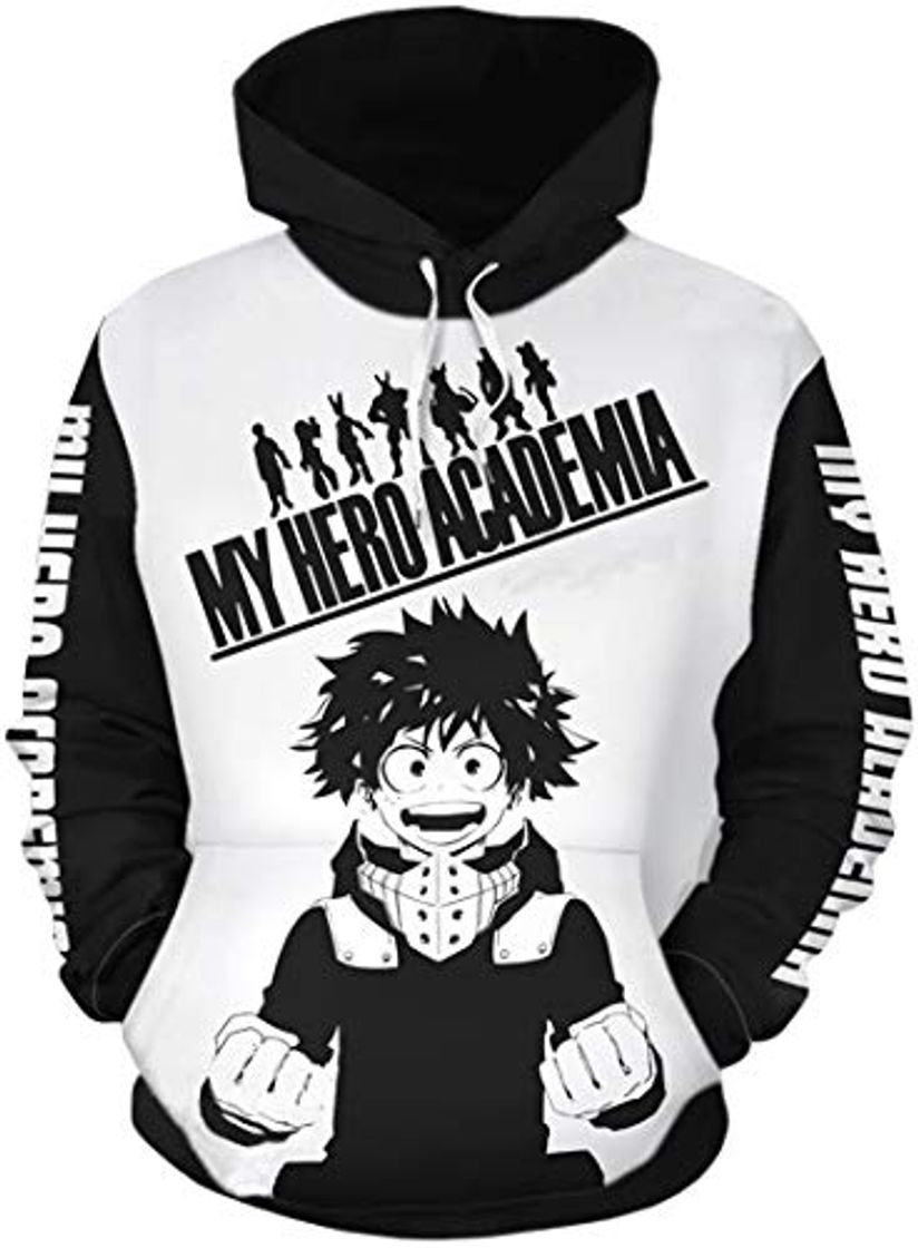 Social FLYCHEN Mujer Sudaderas con Capucha Manga Japonesa My Hero Academia Impresión 3D