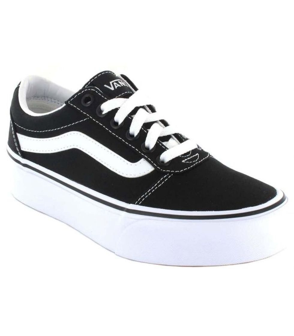 Product Vans Ward Platform Canvas Zapatillas Mujer, Negro