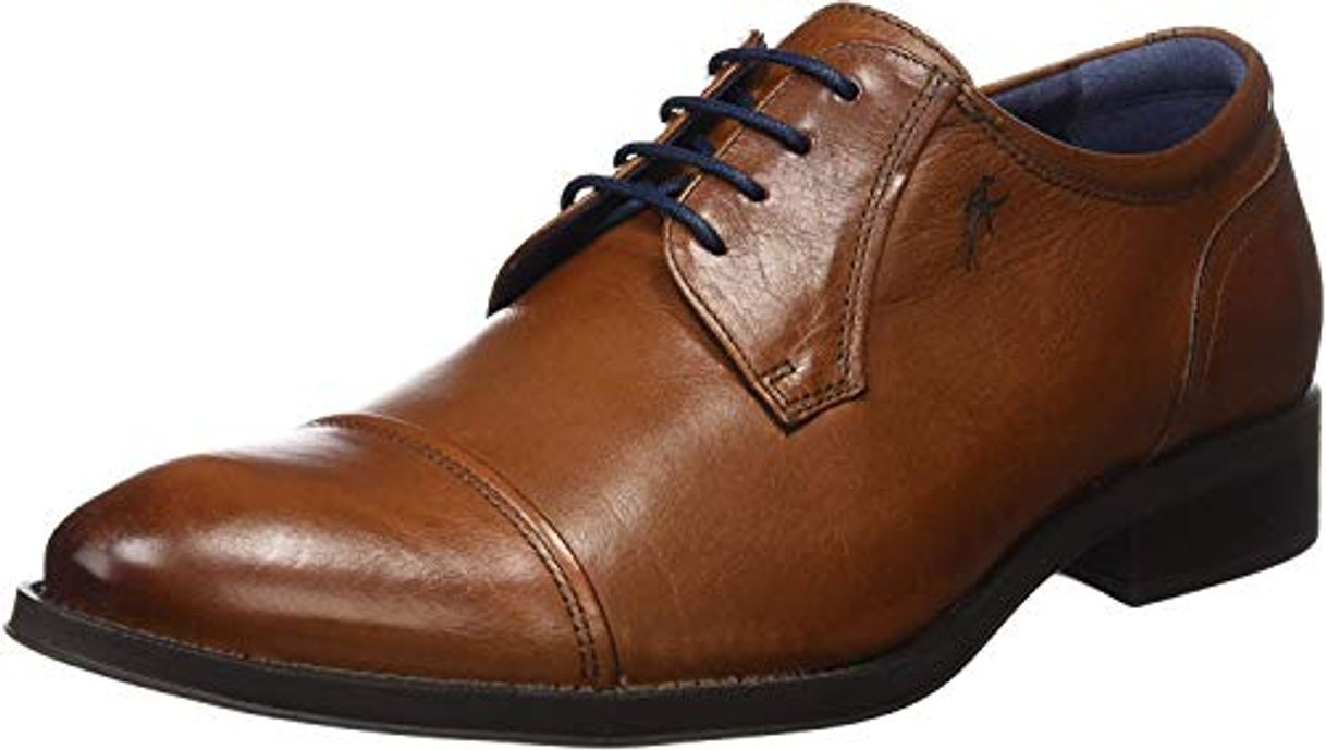 Fashion Fluchos Heracles, Zapatos de Cordones Derby para Hombre, Marrón