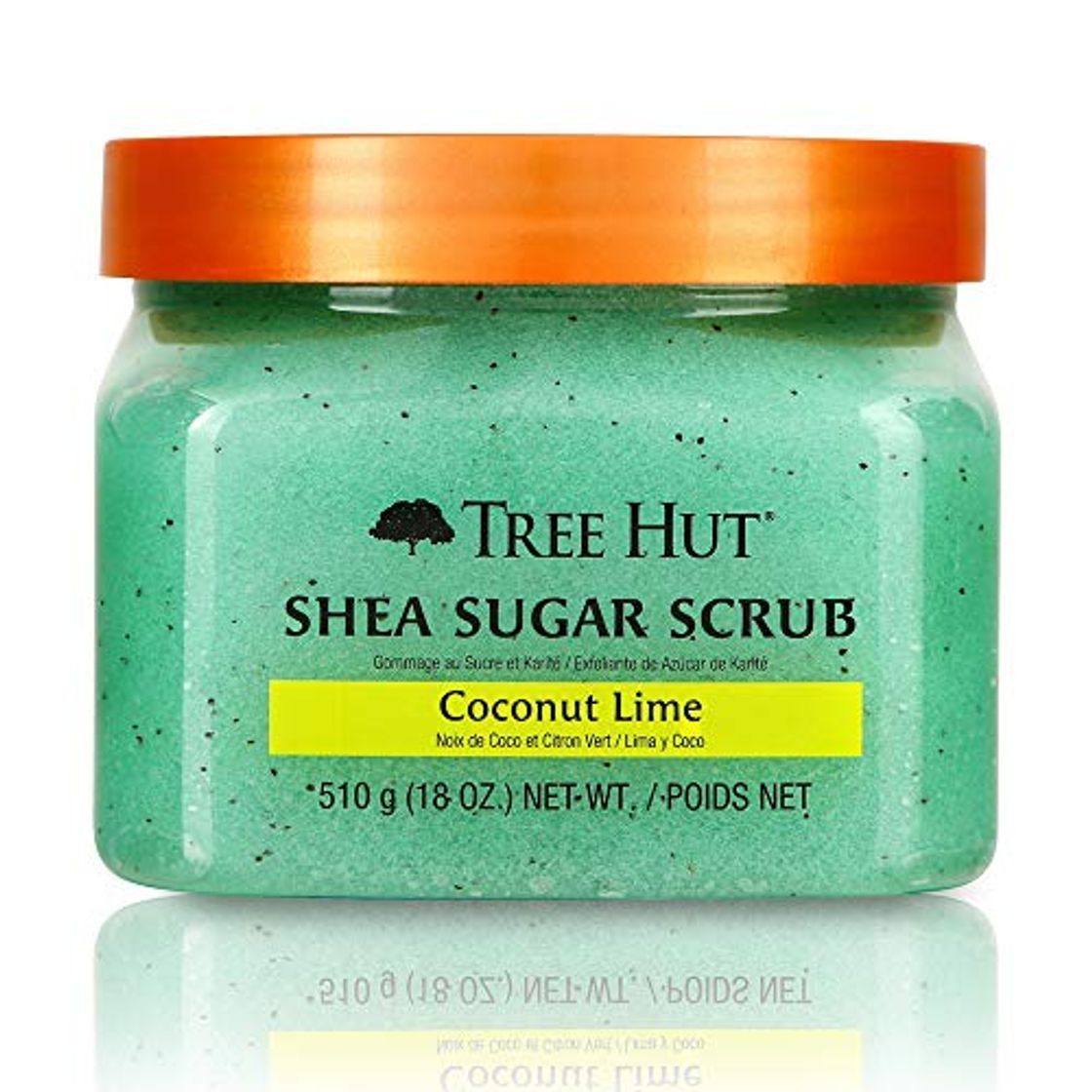 Social Tree Hut Shea Sugar Body Scrub Coconut Lime 18 oz by Tree