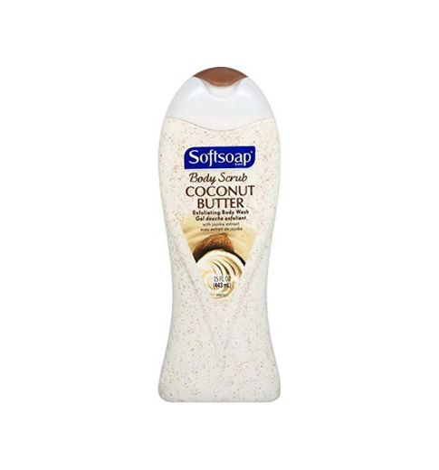 Softsoap Body Butter Coconut Scrub Body Wash 15 oz by Softsoap