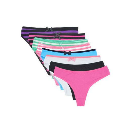 FZmix Women's Cotton Underwear Briefs String Calcinhas Sexy Lingerie Panties Thong Intimate