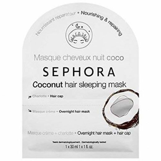 SEPHORA Coconut Hair Sleeping Mask, nourishes and regenerates hair 30 ml