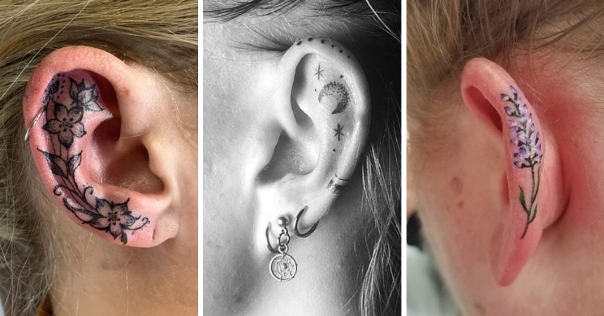 Fashion Tatuajes en las orejas 👂🏻