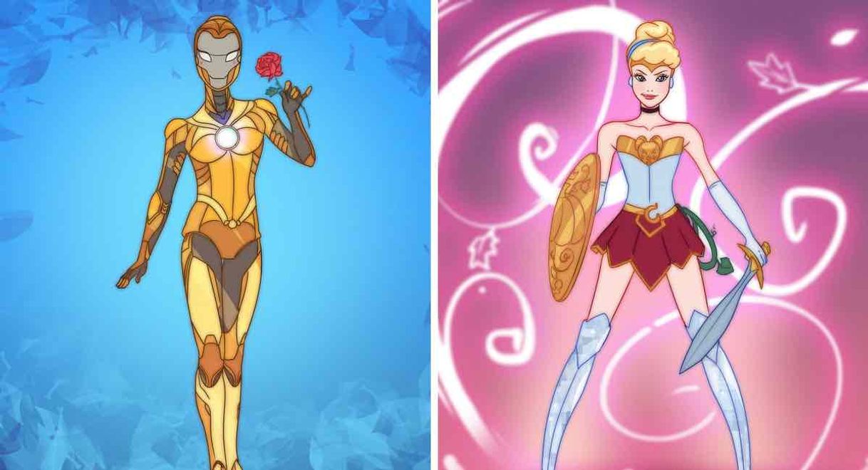 Moda Princesas transformadas en personajes de Marvel o DC 🤯