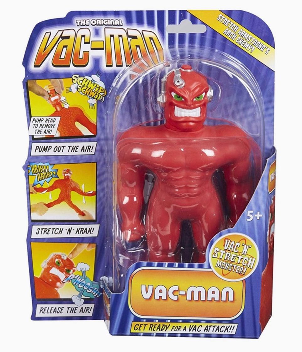 Social BANDAI Stretch Mini Vac-Man Figura Estirable Original de Str