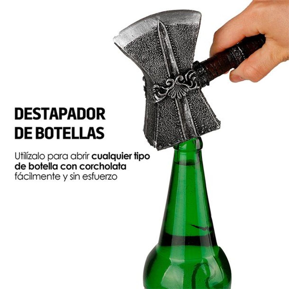 Social Destapador de Botellas en Forma de Hacha 