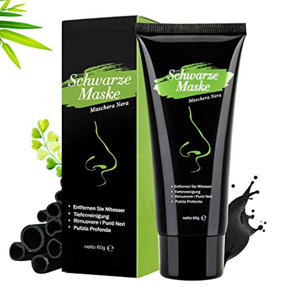 Social Mascarilla Negra para Puntos Negros Y Acné