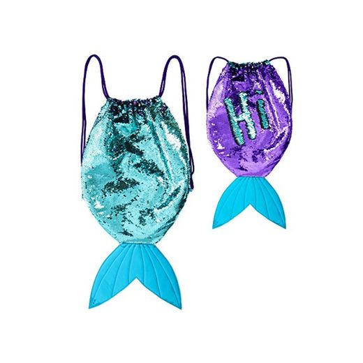 Regalos para Niñas -Mochila Infantil para Niñas Cola de Sirena de GirlZone