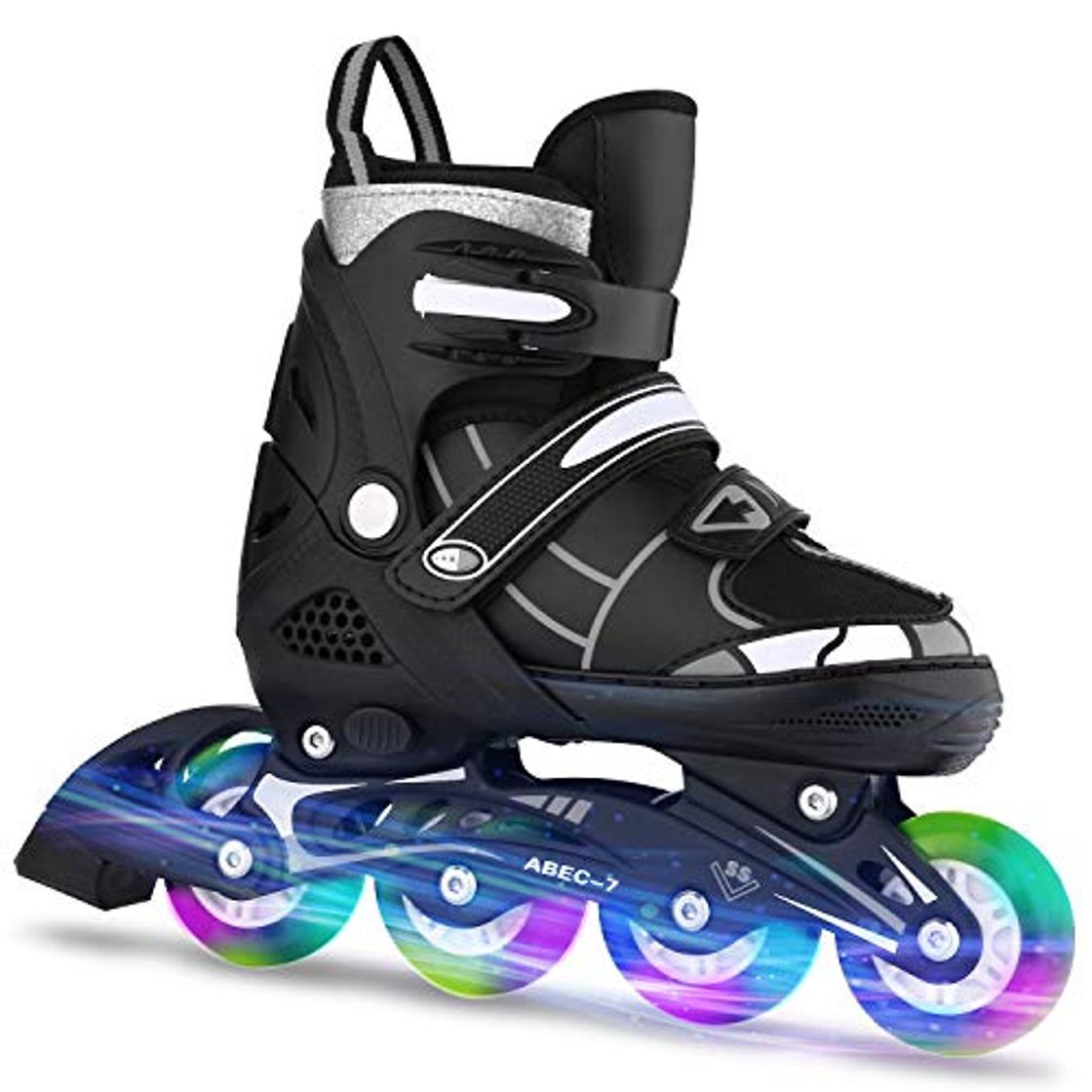 Producto WeSkate Patines en línea con Ruedas Intermitentes Patines 4 Ruedas Cómodo para Niños y Adultos