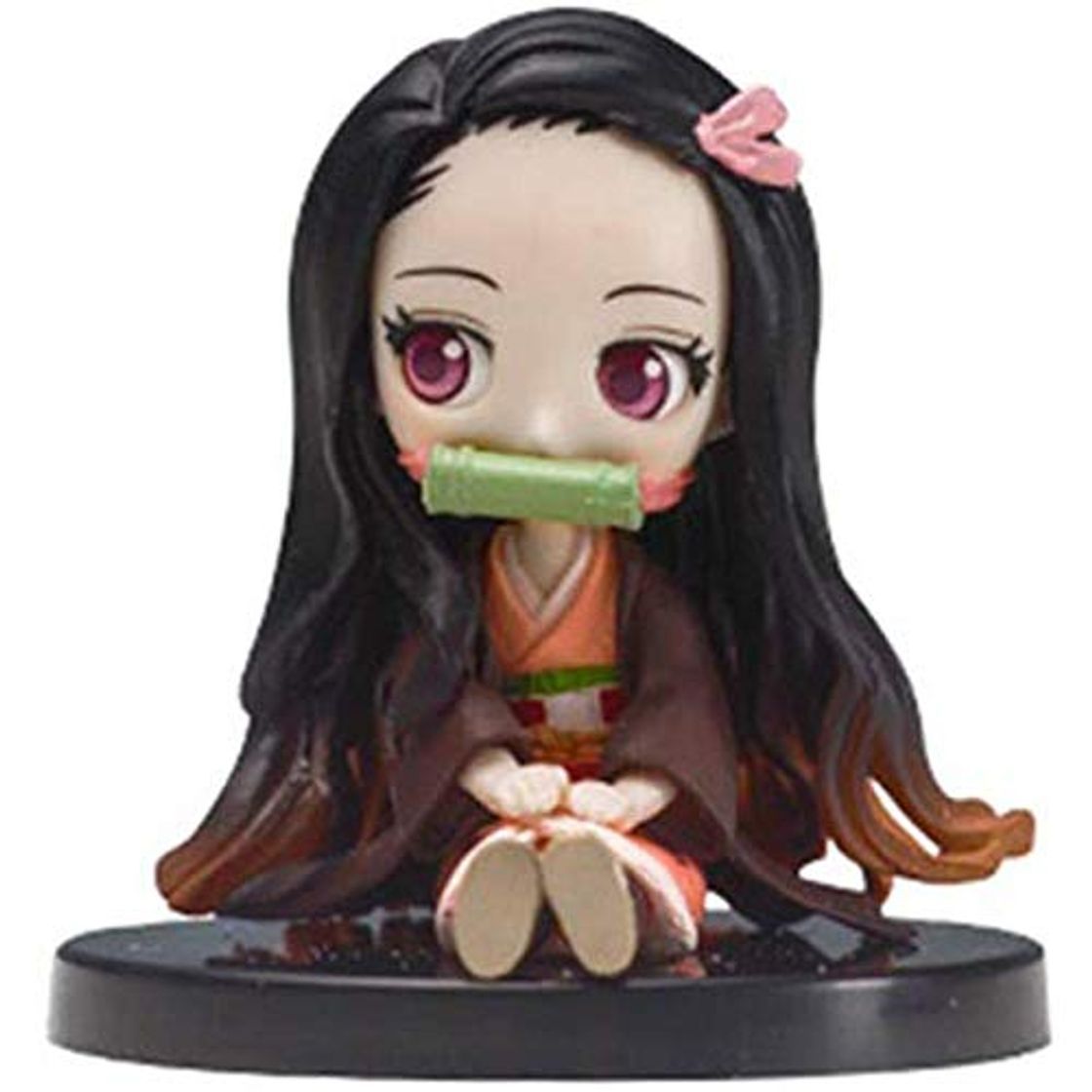 Social AUUUA Estatua de Anime Demon Slayer Kimetsu no Yaiba Amado Tanjirou Kamado Nezuko Agatsuma PVC Figura de acción Anime Figura Q Posket Estatua Modelo Juguetes 14CM