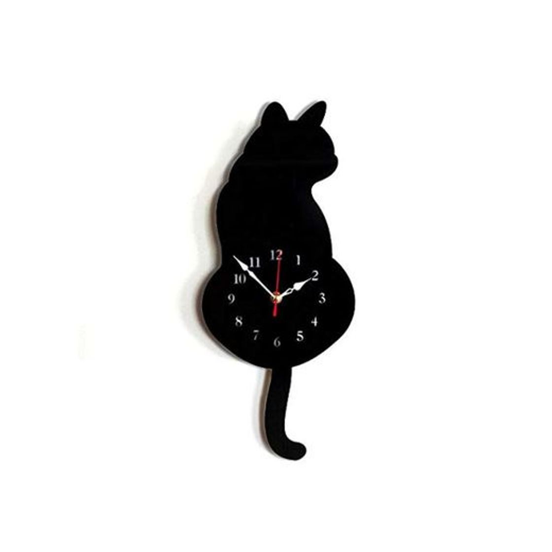 Products Artensky Reloj de Pared acrílico Moderno Lindo Gato Reloj sacudir la Cola