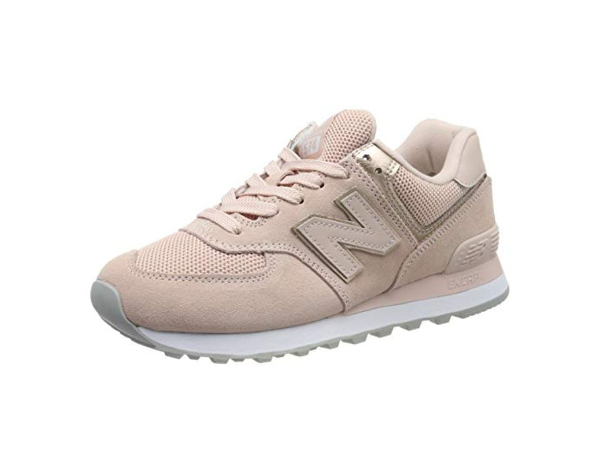 Fashion New Balance 574 Core, Zapatillas de Deporte para Mujer, Rosa