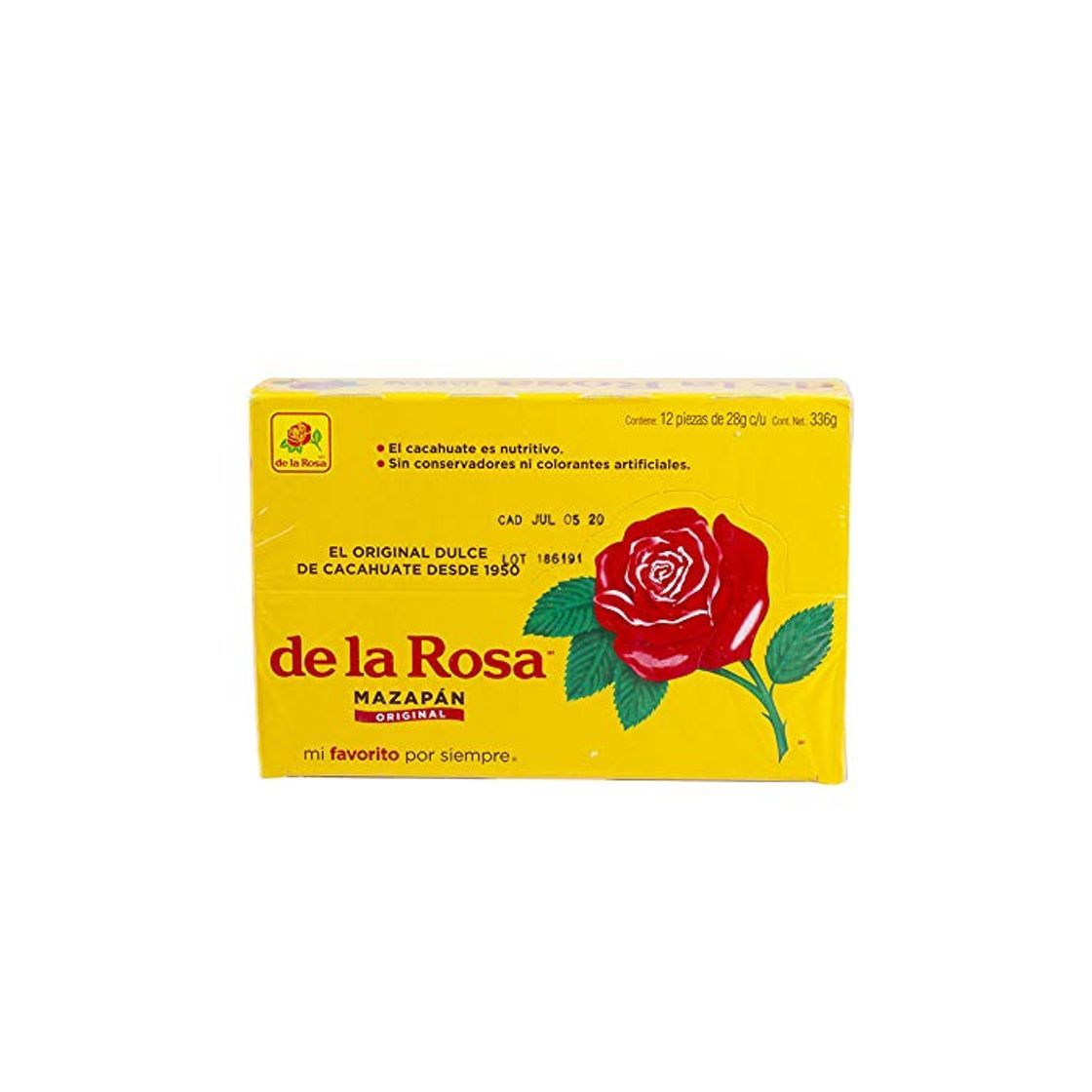 Producto DE LA ROSA - Mazapan Original de México - Dulce de Cacahuate