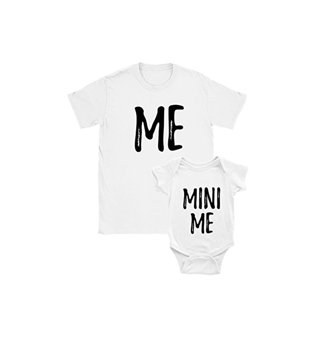 Moda Camiseta Papá y Body Bebé, Regalos para Papas Primerizos, Ropa Papa Bebe