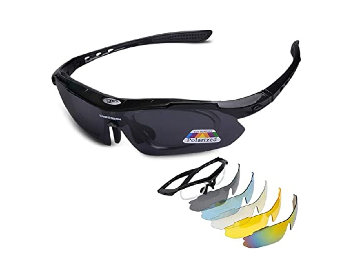 Social INBIKE Gafas De Sol Polarizadas para Ciclismo con 5 Lentes Intercambiables UV400