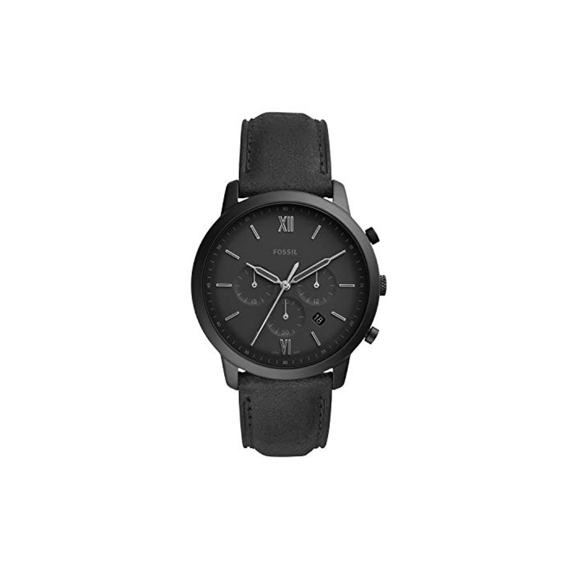 Fashion Fossil Reloj Cronógrafo para Hombre de Cuarzo con Correa en Cuero FS5503