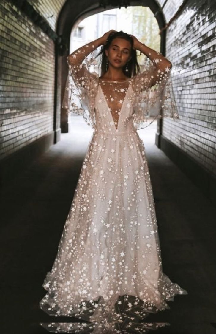 Moda Counting stars boho wedding dress by Boom