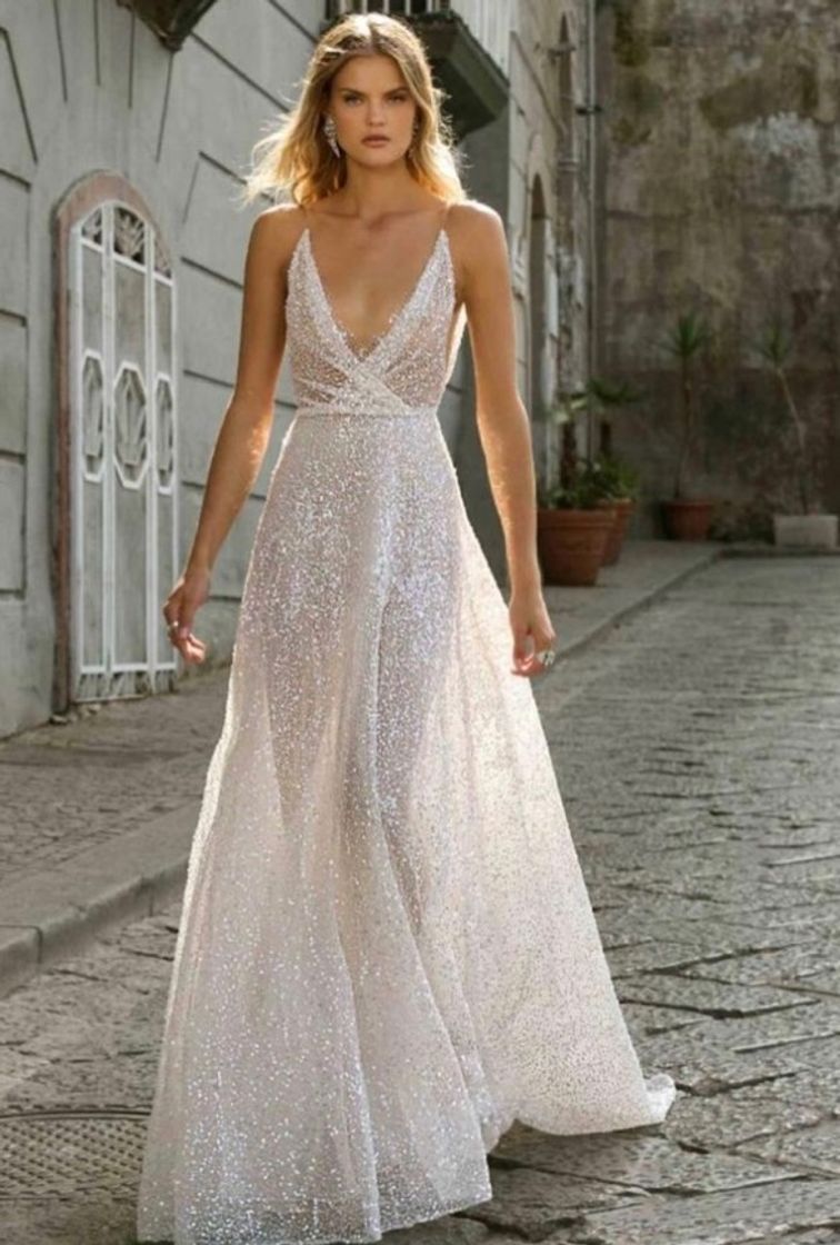 Moda Jeniffer chic & crochet Gown sexy boho sparkling dress 