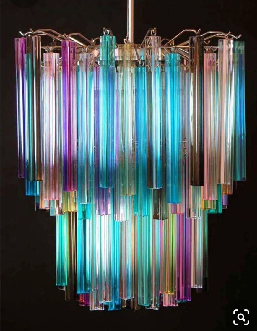 Social Chandelier multicolor Triedri