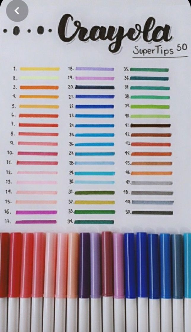 Lugares Plumones super tips crayola office depot