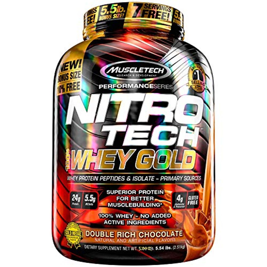 Beauty Muscletech Suplemento Dietético Proetina en Polvo "Nitro Tech 100%"