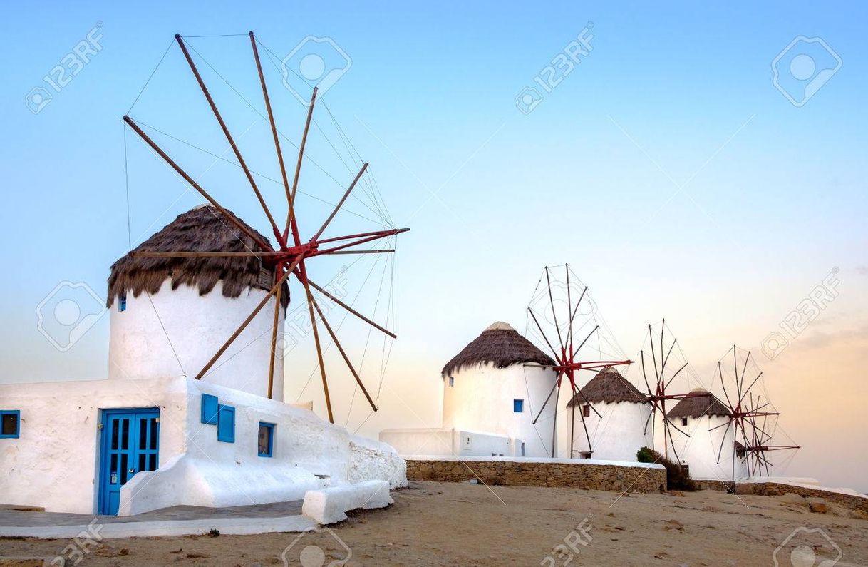 Lugar Molinos de viento mikonos