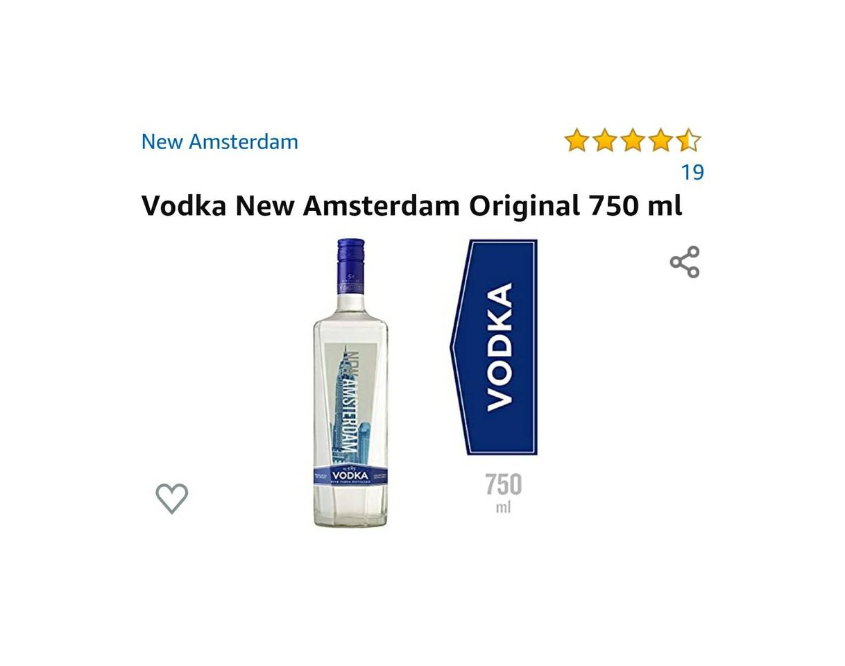 Producto Vodka New Amsterdam