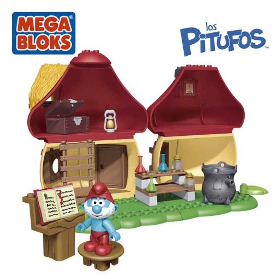 Products Mega block casa de papá pitufo