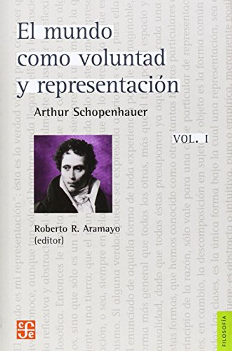 Libros El Mundo Como Voluntad Y Representación - Volumen 1 de Schopenha (4 may 2009) Tapa blanda